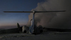 Самолет Ту-154 загорелся в аэропорту Сургута Самолет Ту-154 загорелся в аэропорту Сургута