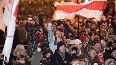 Акция протеста белорусской оппозиции Акция протеста белорусской оппозиции