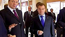Медведев и Янукович оценили мост, достойный президентского внимания Медведев и Янукович оценили мост, достойный президентского внимания