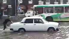 Ливень в Пскове Ливень в Пскове