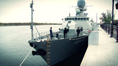 Корабль-невидимка и морпехи Каспийской флотилии. Интерактивный репортаж Корабль-невидимка и морпехи Каспийской флотилии. Интерактивный репортаж