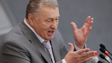 Лидер ЛДПР Владимир Жириновский на первом пленарном заседании Государственной Думы РФ Лидер ЛДПР Владимир Жириновский на первом пленарном заседании Государственной Думы РФ
