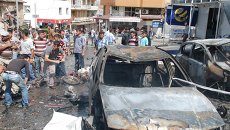 Последствия взрывов в Рейханлы, Турция Последствия взрывов в Рейханлы, Турция