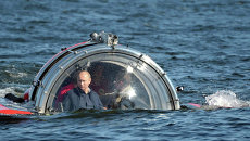 В.Путин посетил остров Гогланд в Финском заливе В.Путин посетил остров Гогланд в Финском заливе