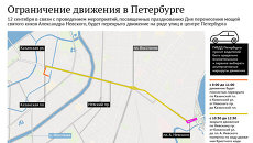 Ограничение движения в Петербурге во время крестного хода Ограничение движения в Петербурге во время крестного хода
