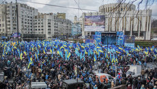 Митинг сторонников Партии регионов на Европейской площади в Киеве. Архивное фото Митинг сторонников Партии регионов на Европейской площади в Киеве. Архивное фото