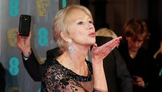 Актриса Хелен Миррен на церемонии вручения премии BAFTA Актриса Хелен Миррен на церемонии вручения премии BAFTA